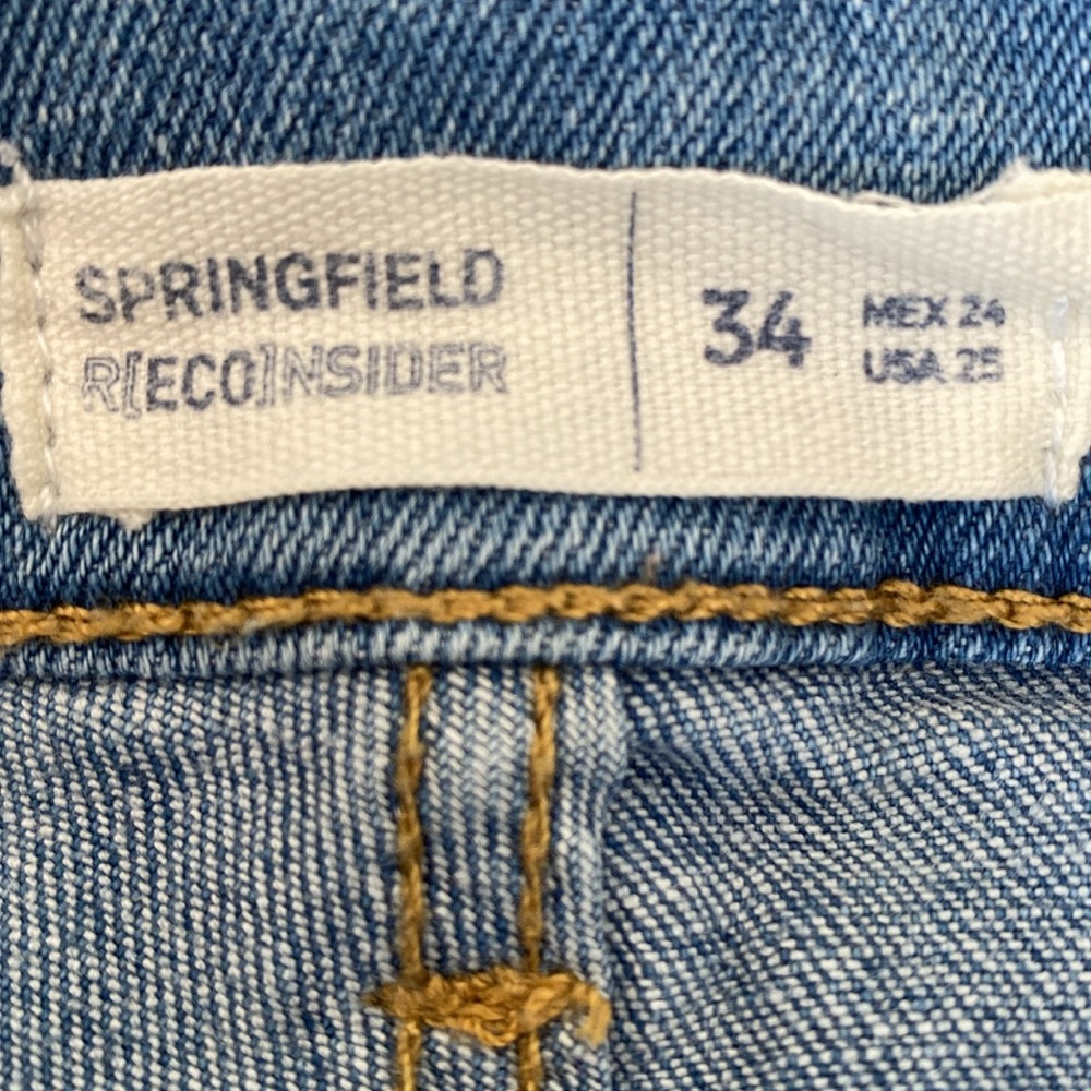 Springfield Slim Cropped Jeans - Picture 8 of 12